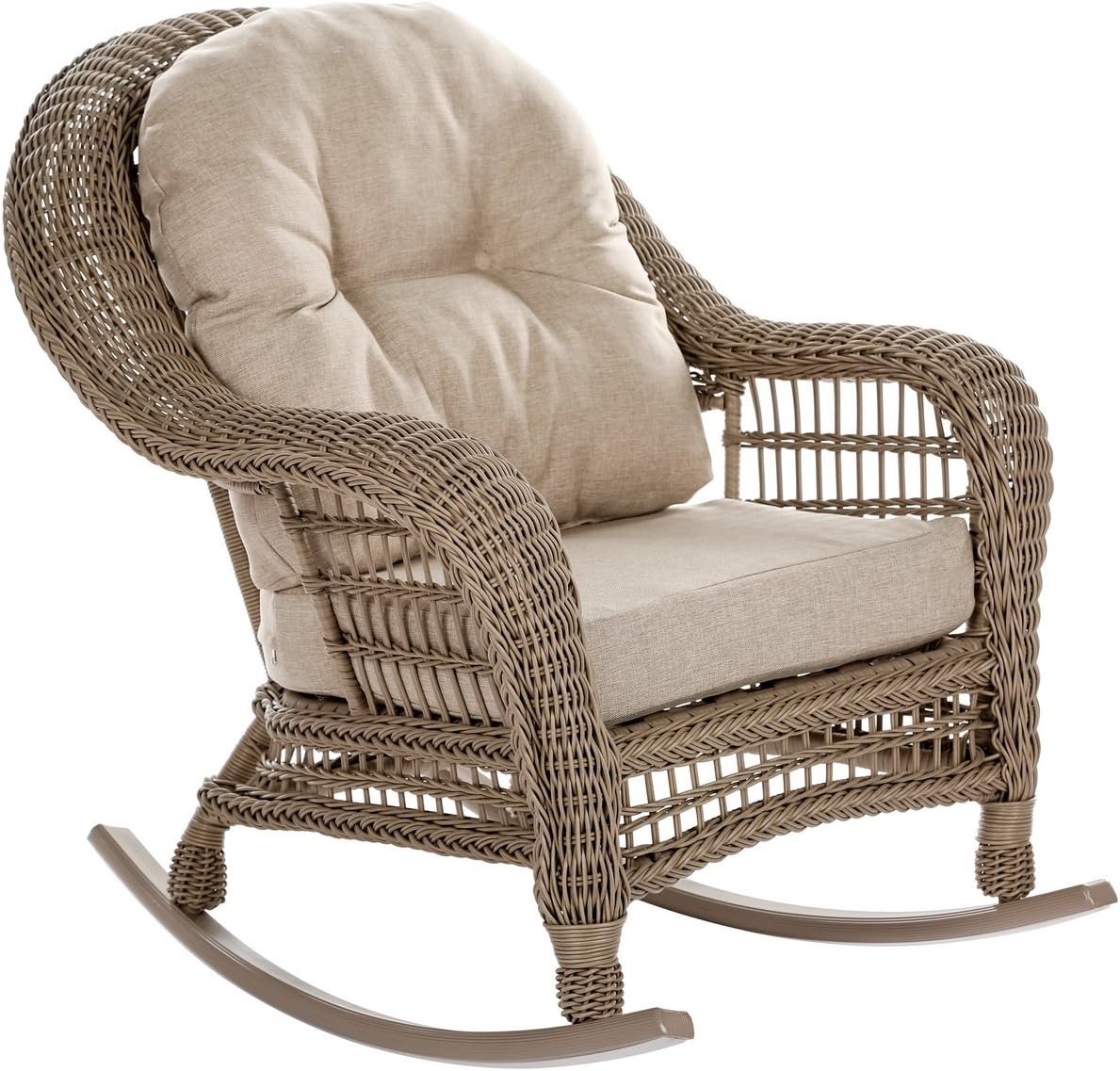 Light Brown 2-PC Outdoor Patio Conversation Chair Set X45464