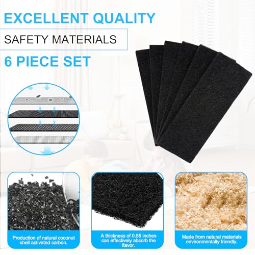 Activated Charcoal Cat Litter Box Filters D562
