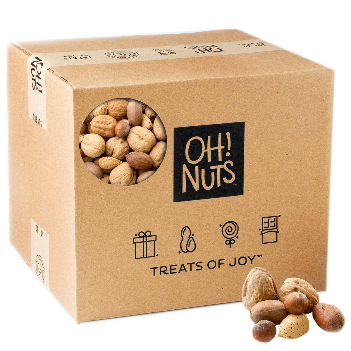 25 Pound CASE Mixed Nuts in Shell Z213