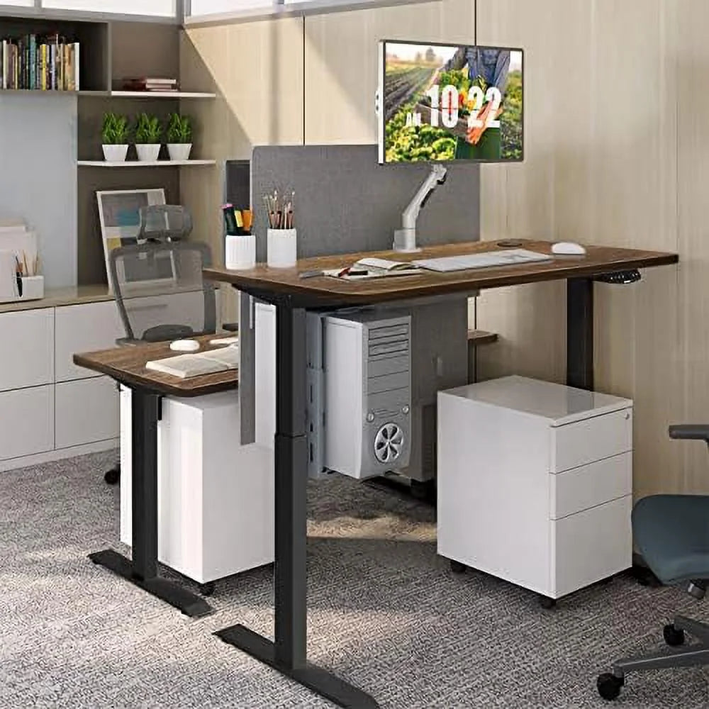 Black 48" x 30" Rectangular Wood Table Top Q754685