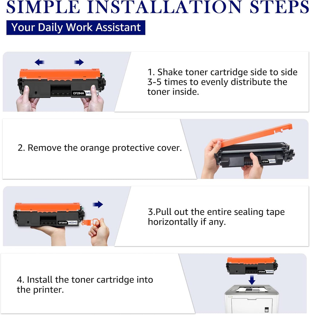 Black 4-Pack Toner Cartridge N20455