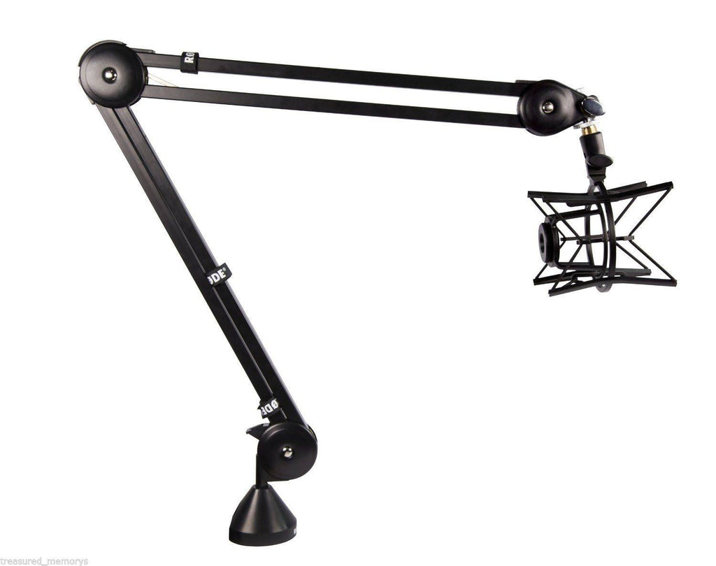Black Swivel-Mount Studio Microphone Boom Arm D888815