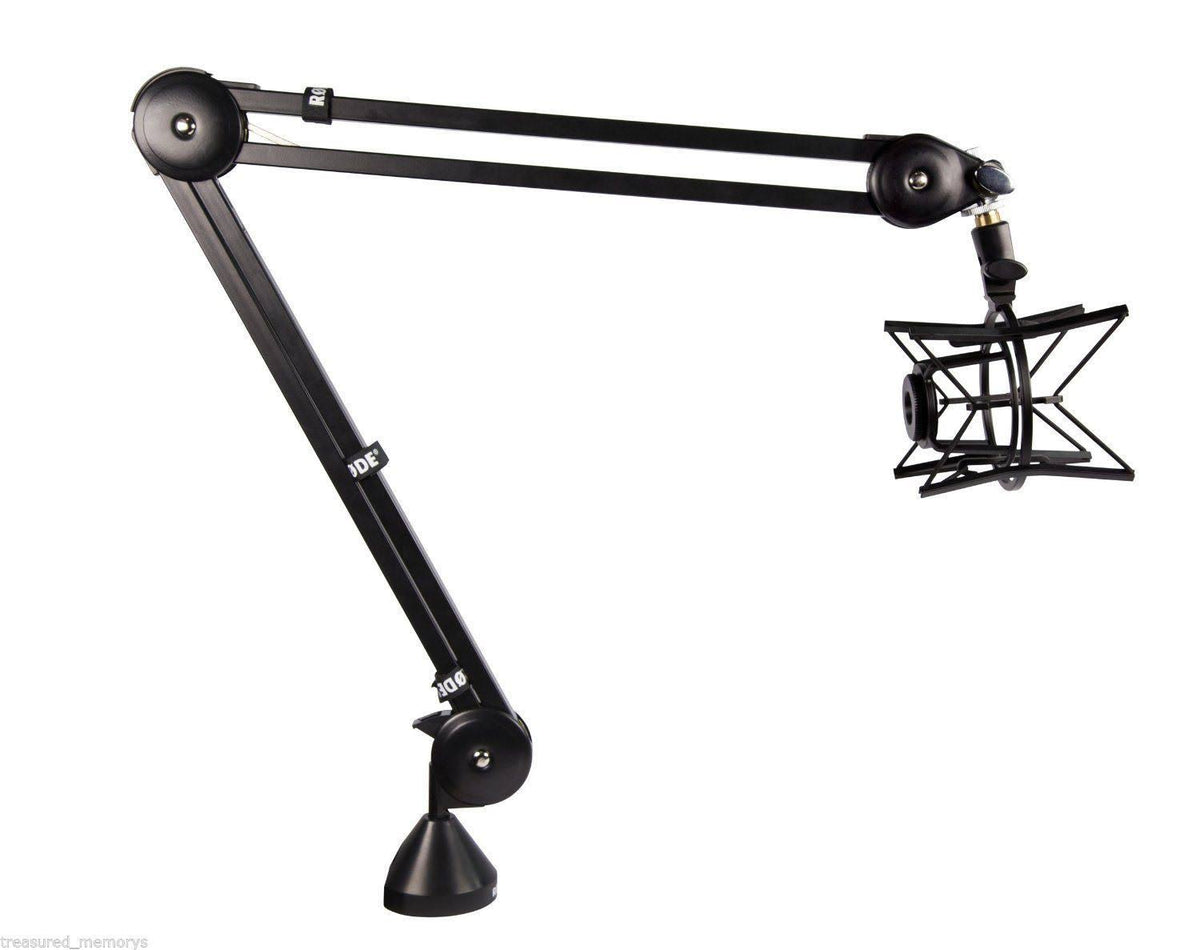 Black Swivel-Mount Studio Microphone Boom Arm D888815