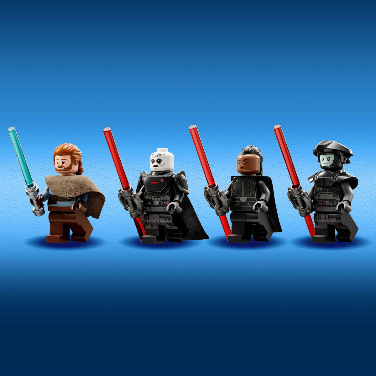 Buildable Toy Starship with Minifigure and Lightsabers P3853