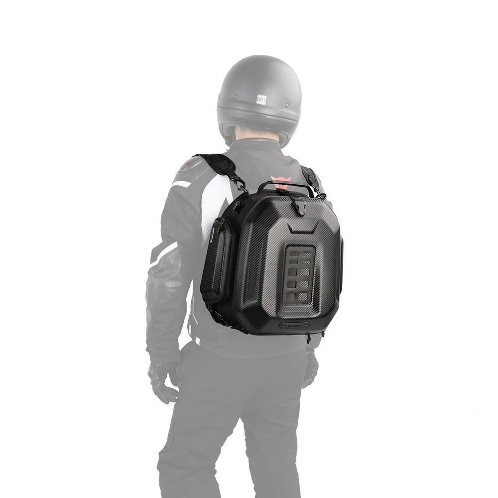 Expandable Motorcycle Rearseat Bag 23-35L T557