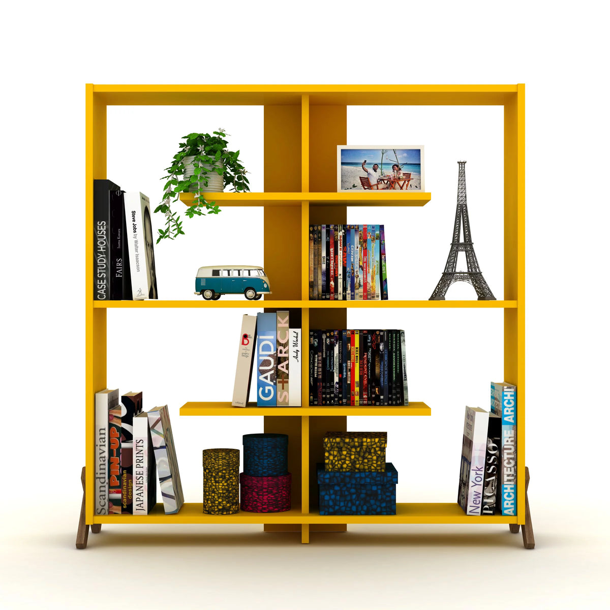 4 Tier Wood Bookshelf V31583