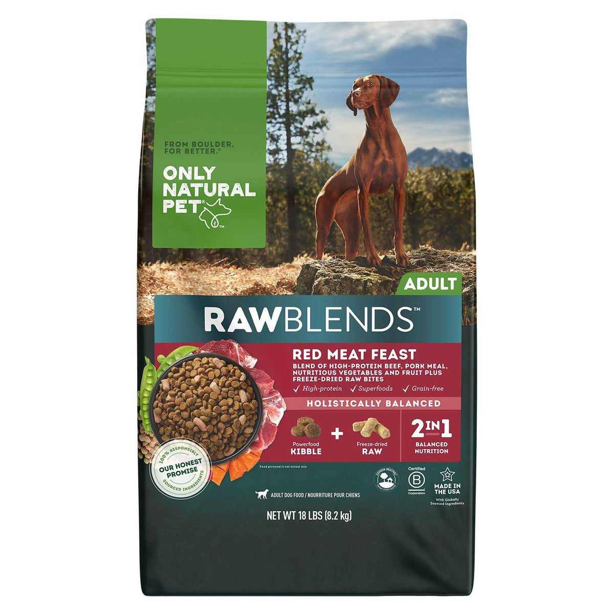 Adult Dry Dog Food Red Meat High-Protein J190715