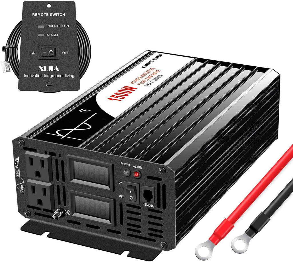 1500W Pure Sine Wave DC 12V to AC 120V Inverter N330