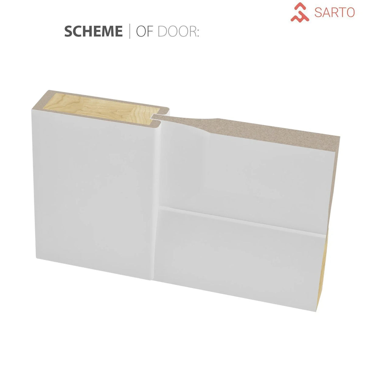 Solid French Door Clear Glass 12 lites White Silk Single Regular Panel Frame Trims Handle D7359
