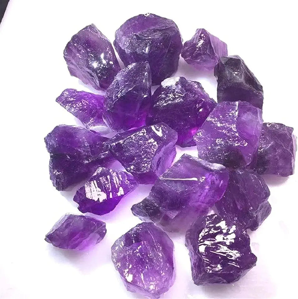 Amethyst Rough Stone Natural Rock Mineral Specimen 100g T175