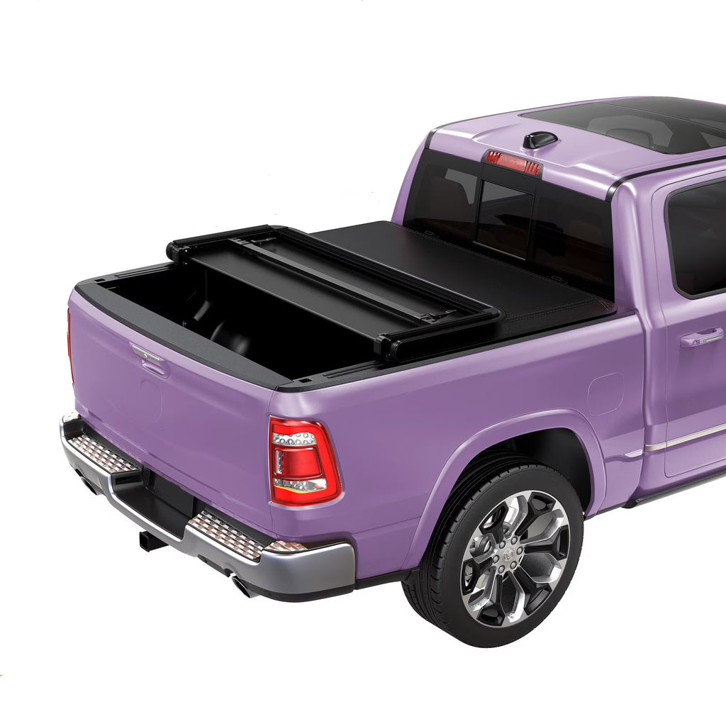 5ft Soft Tri-fold Truck Bed Tonneau Cover with Rail System P897