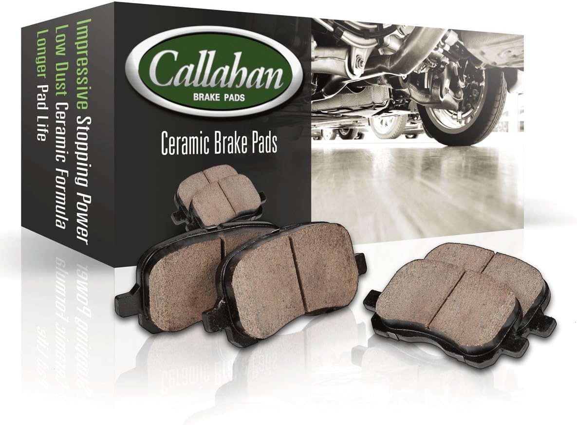 Ceramic Brake Pads with Rubber Shims and Hardware Z943