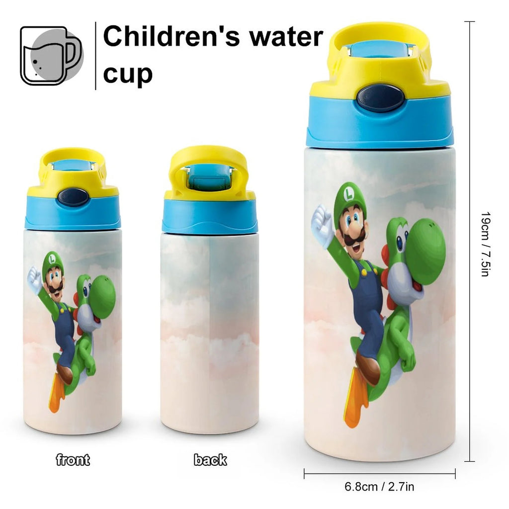 Insulated Water Bottle with Straw Stainless Steel Cup C130