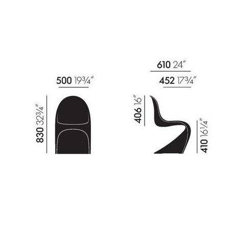 White Panton Chair W17065