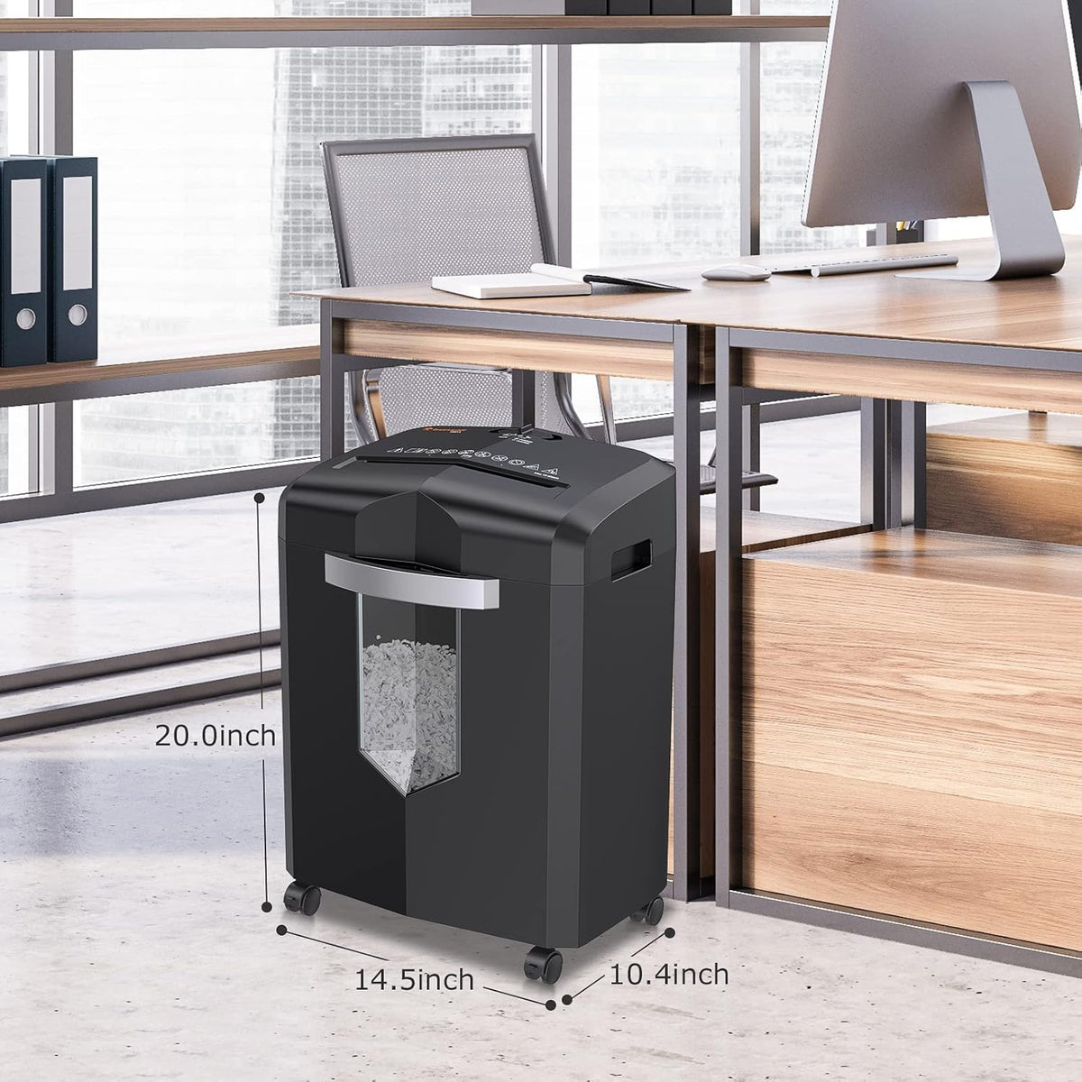 12-Sheet Micro Cut Paper Shredder with 5.2 Gallons Pullout Basket R740