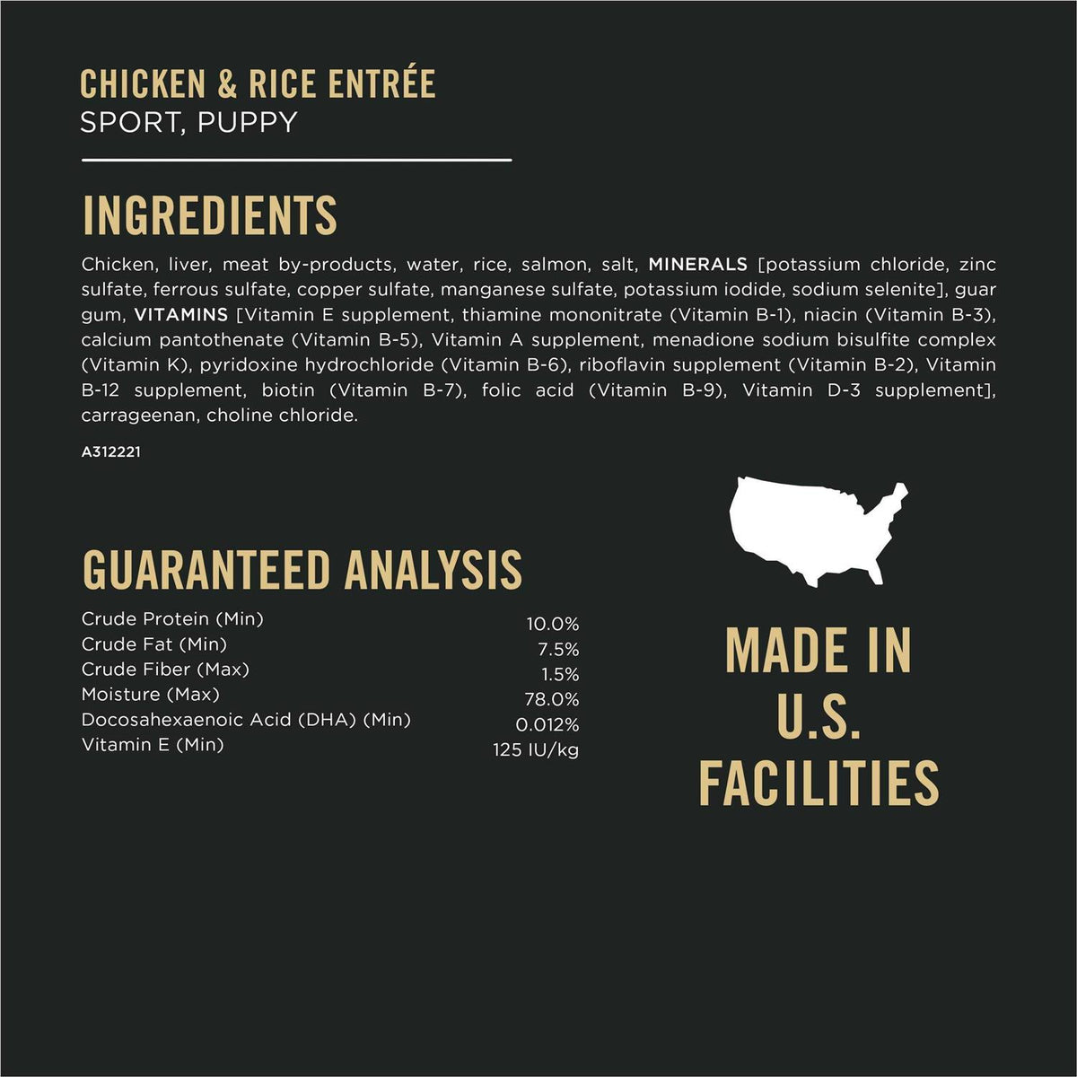 High Protein Rice Wet Puppy Food H6873