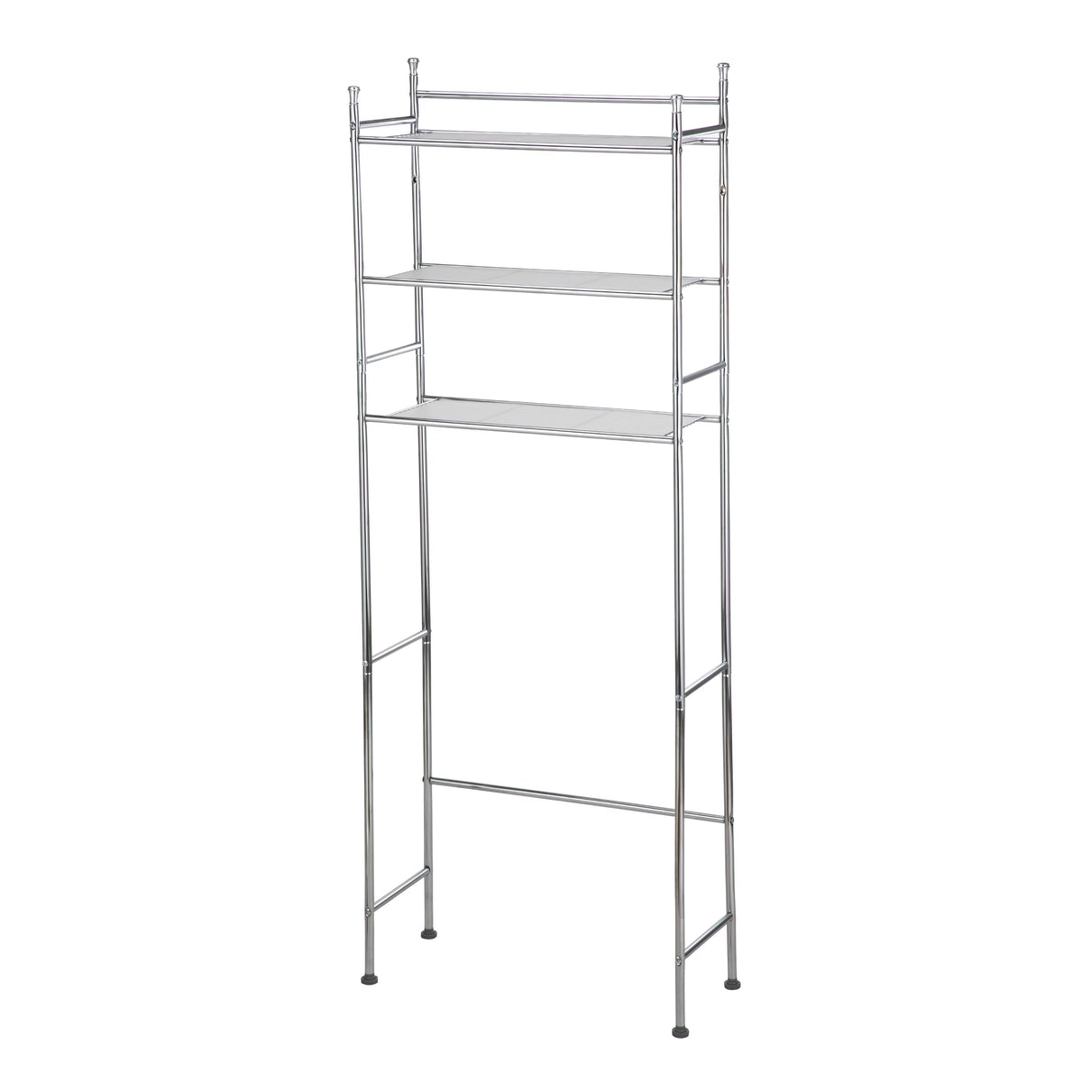 Over the Toilet Steel 3-Shelf Storage Unit Chrome M52093