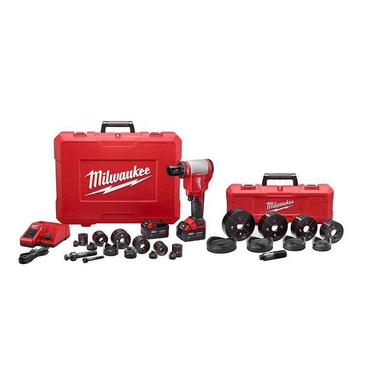 Cordless Knockout Tool Kit with Die Set & Fish Tape A82218