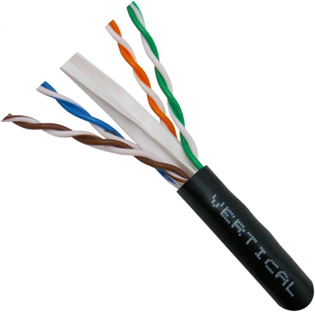 CAT6A Outdoor Bulk Cable 1,000ft. Black D8114