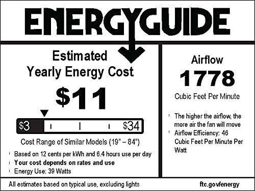 52 Tropical Ceiling Fan N196567