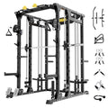 All-in-One Smith Machine with Adjustable Cable Crossover System T162