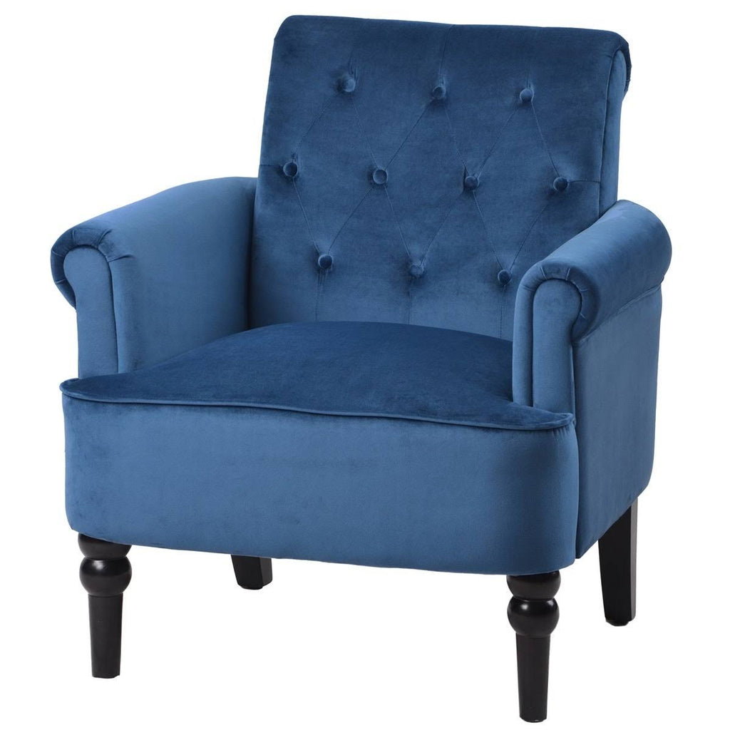 Rosewood Button Tufted Club Chair N844762