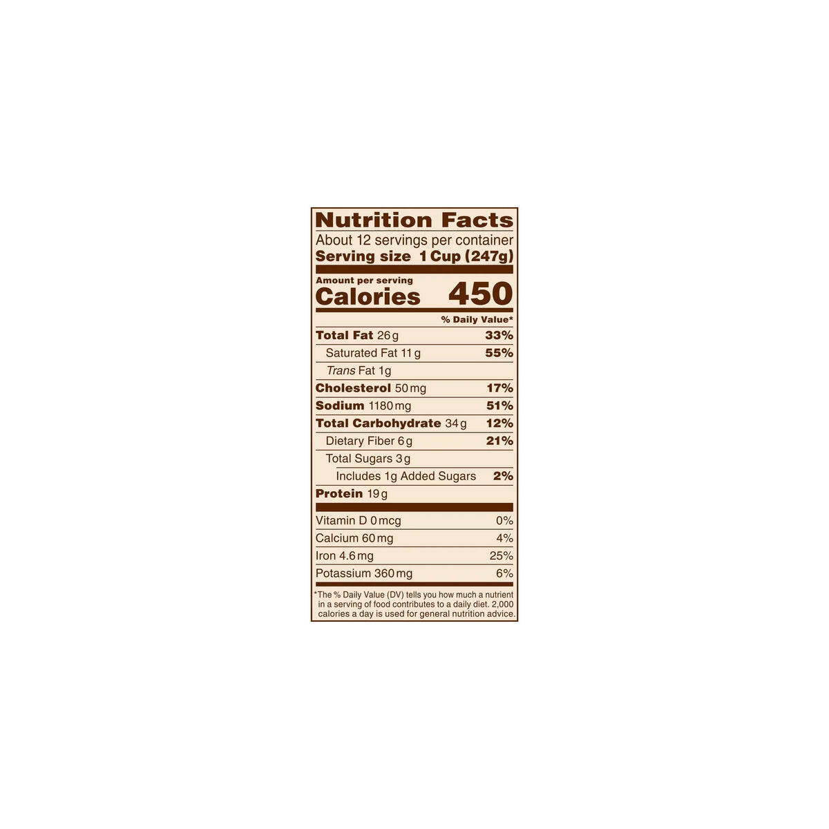Beef Chili Canned Beans with Meat 6 lb 11 oz Pack of 14 Z686239