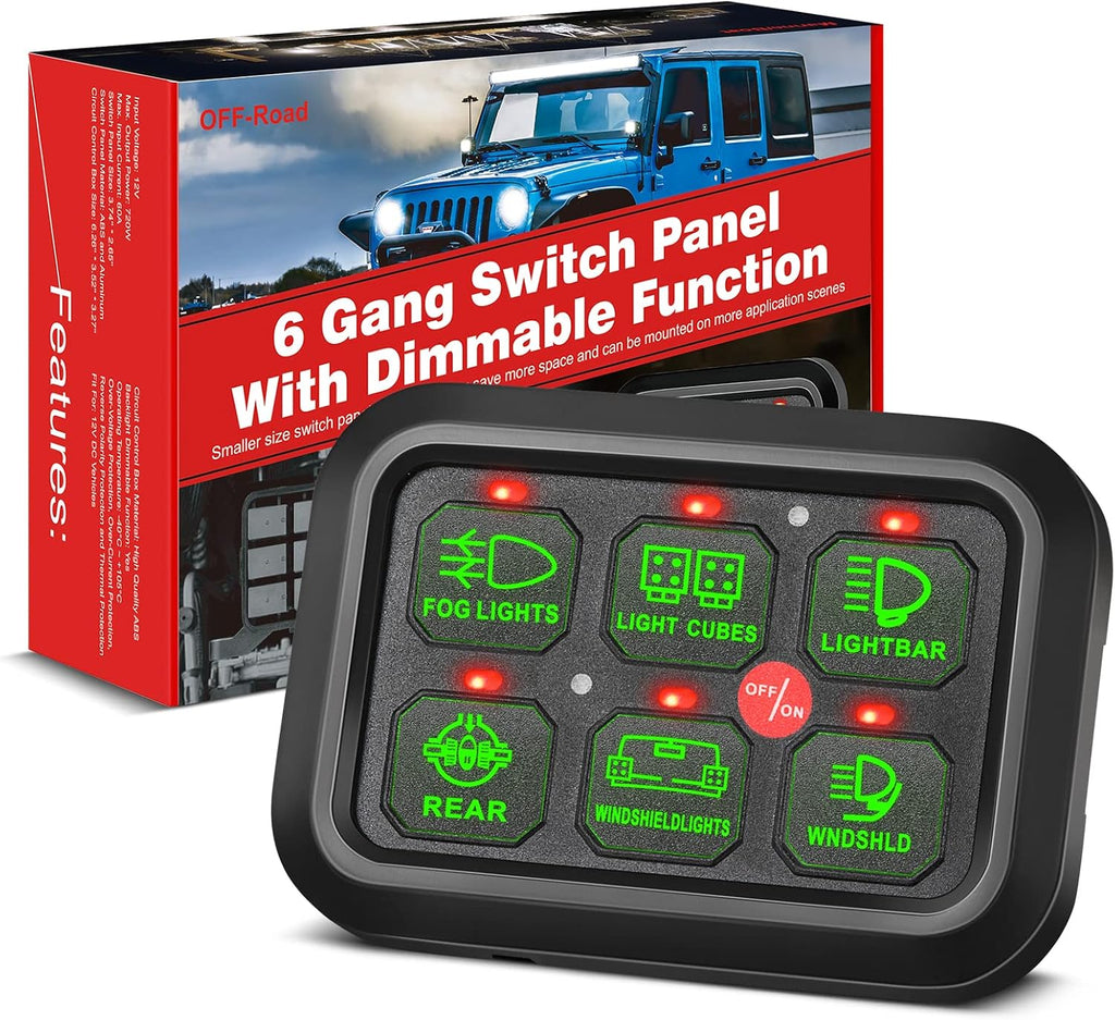 8 Gang Switch Panel with Touch Control and Harness K18612