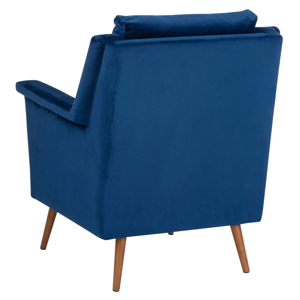 Navy Mid Century Arm Chair Q4417