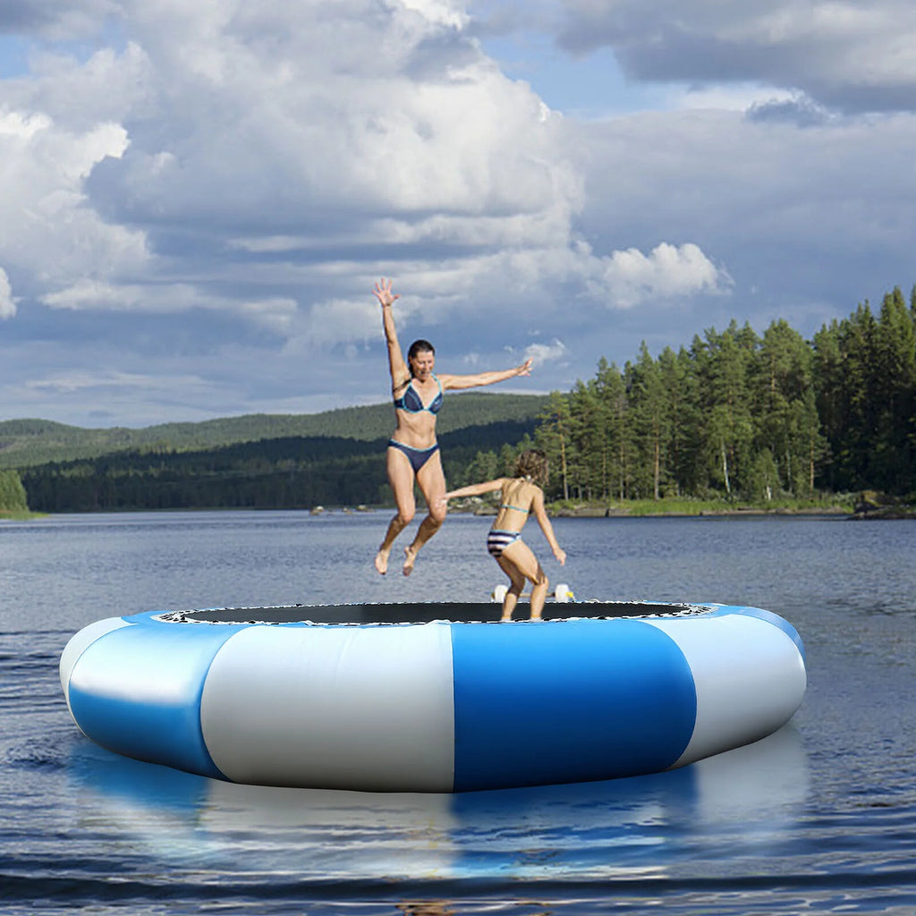 17ft Inflatable Bounce Water Trampoline 400kg 880lbs F9973