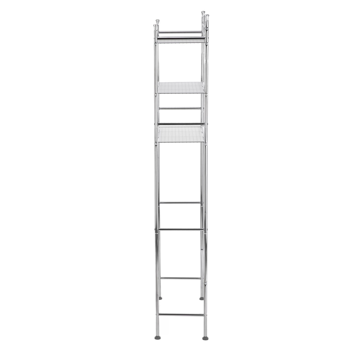Over the Toilet Steel 3-Shelf Storage Unit Chrome M52093
