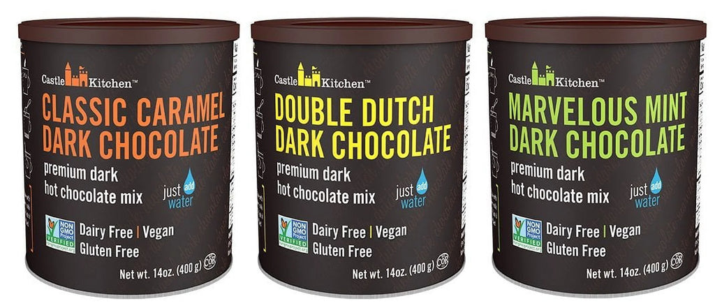Natural Hot Chocolate Mix Variety Pack 42 Oz Dairy-Free Vegan P4652