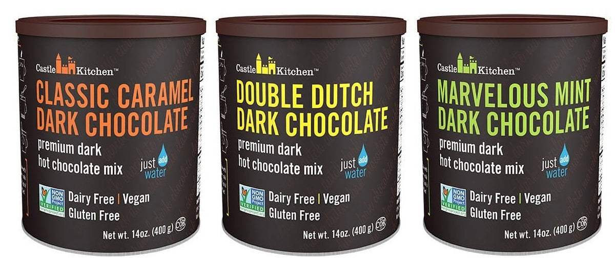 Natural Hot Chocolate Mix Variety Pack 42 Oz Dairy-Free Vegan P4652