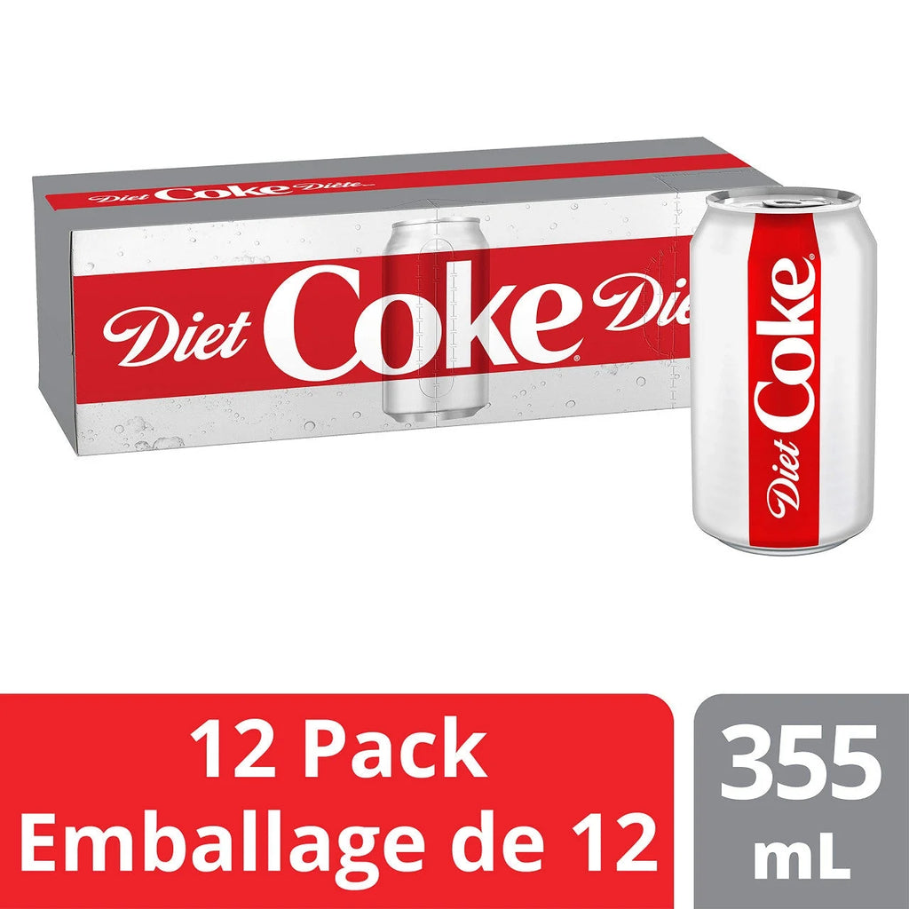 Diet Coke, 355ml, Pack of 12 Q3959