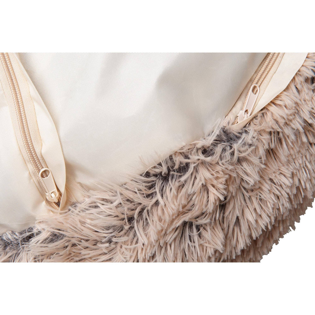 Long Fur Donut Dog Bed Y939078