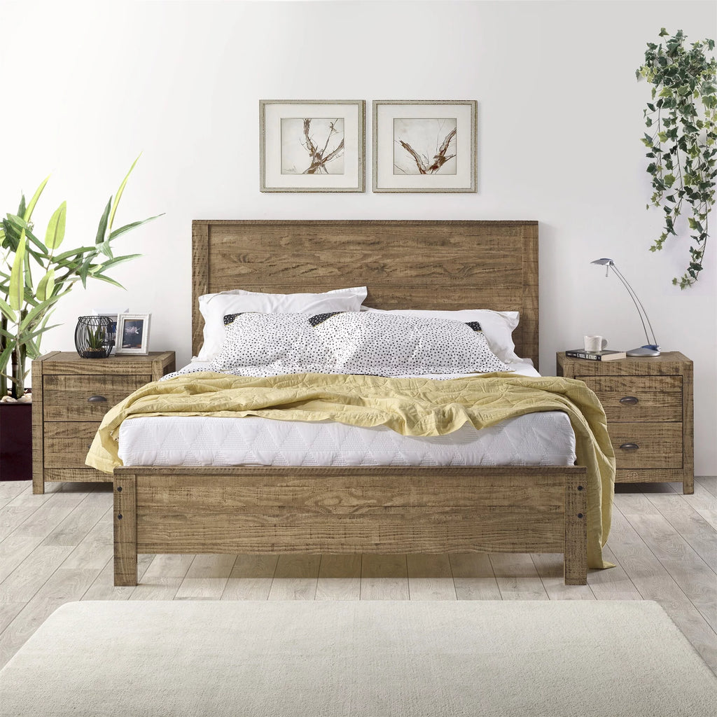 Solid Pinewood Twin Size Bed D8770