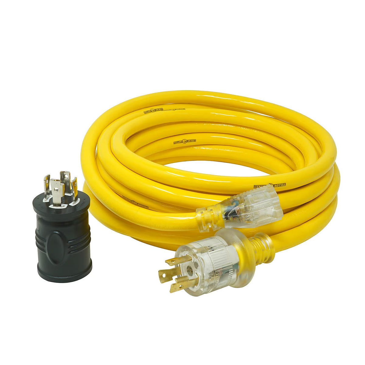 25 Ft. 10/3 15A Generator Cord with Adapter J2800