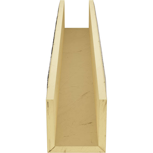 White 3-Sided Faux Wood Ceiling Beam X949363