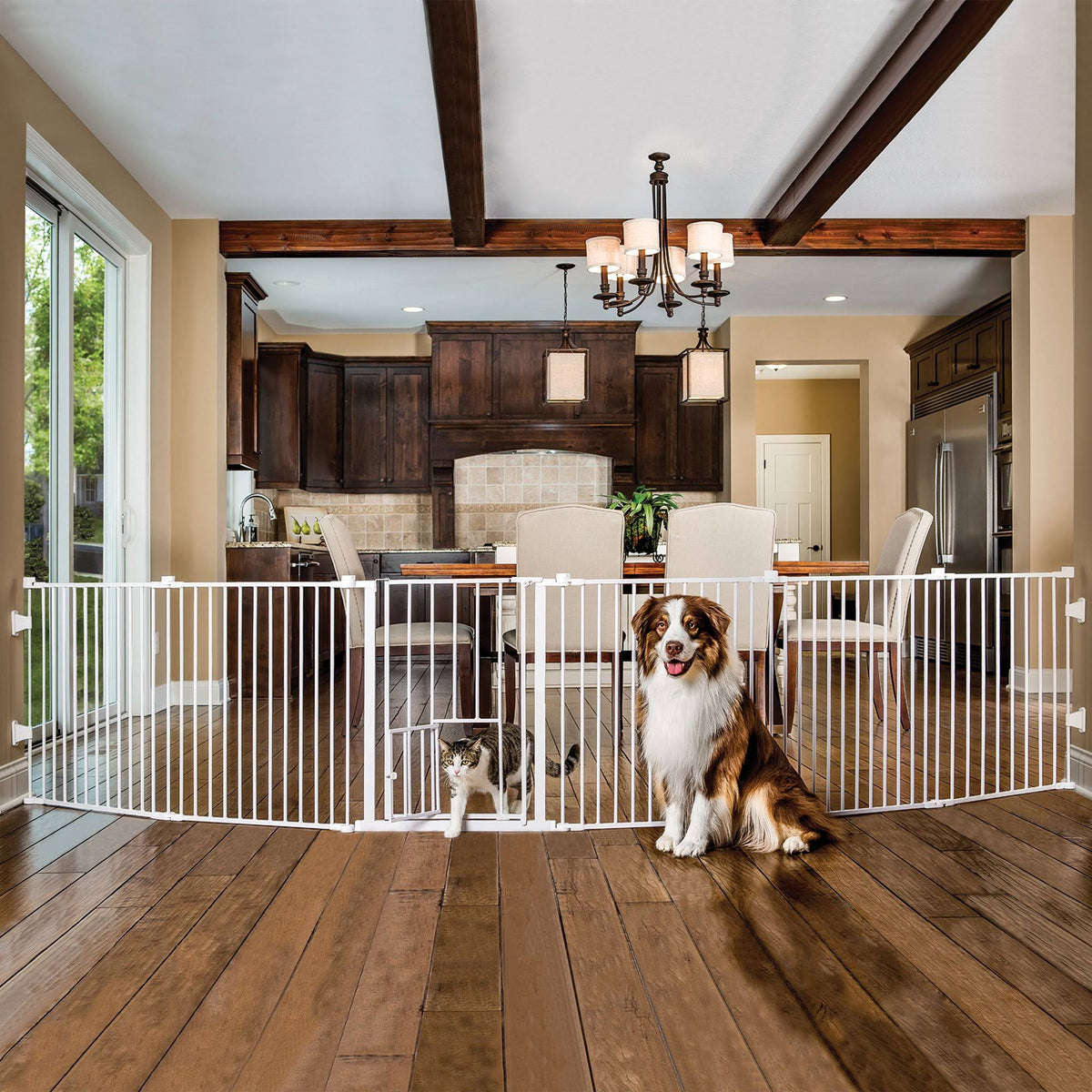 2-in-1 Super Wide Pet Pen and Gate G101