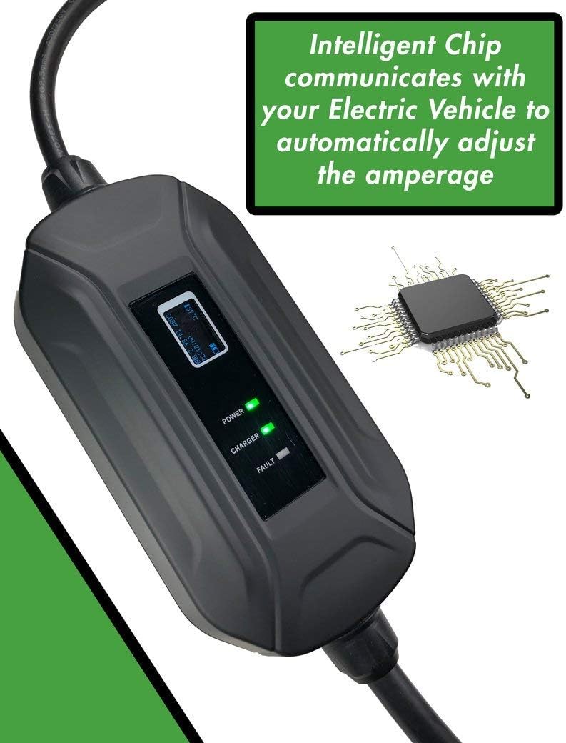 Level 2 Portable EV Charger with 30 Feet Cable U4374