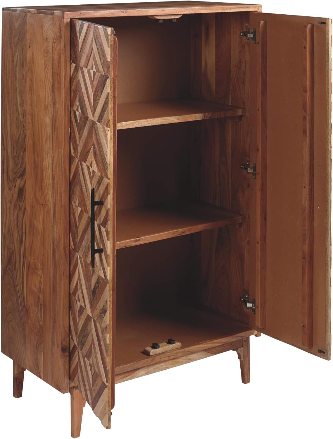 Brown 2-Door Accent Cabinet Q331