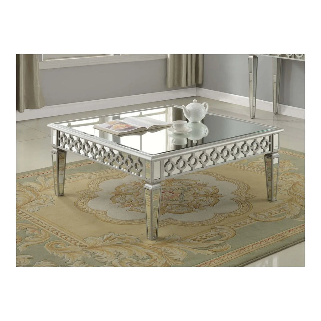 Solid Wood Square Coffee Table J592
