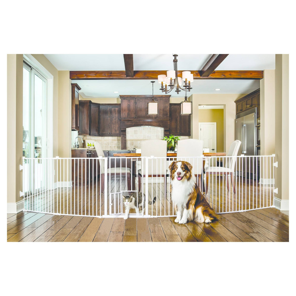 2-in-1 Super Wide Pet Pen and Gate G101