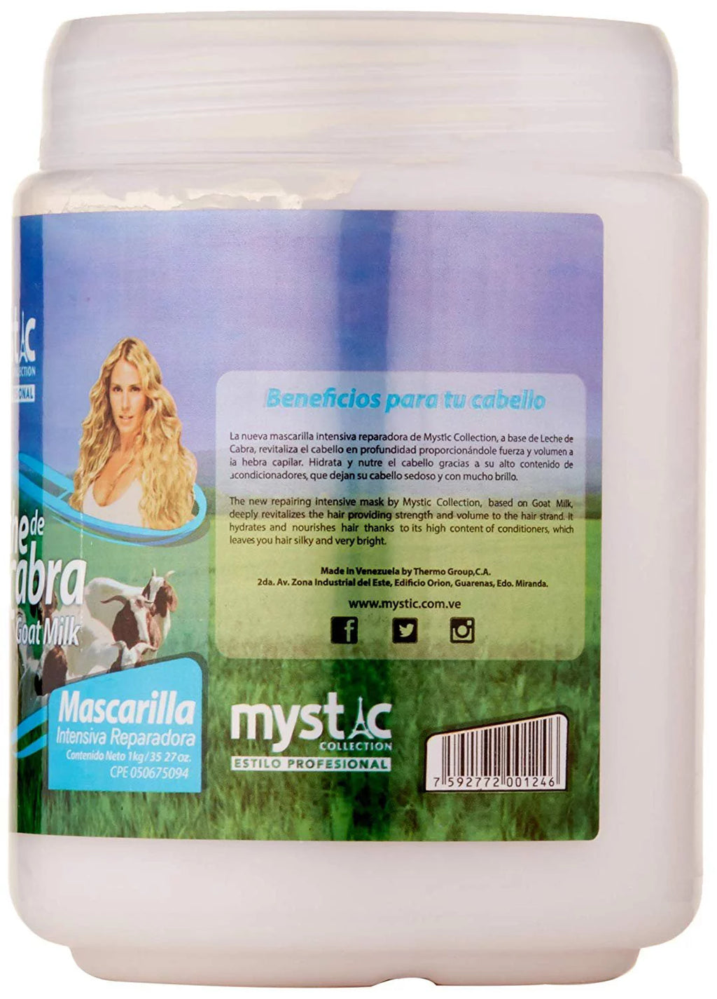 Goat Milk Treatment Mask for Dry Hair 35oz V935823