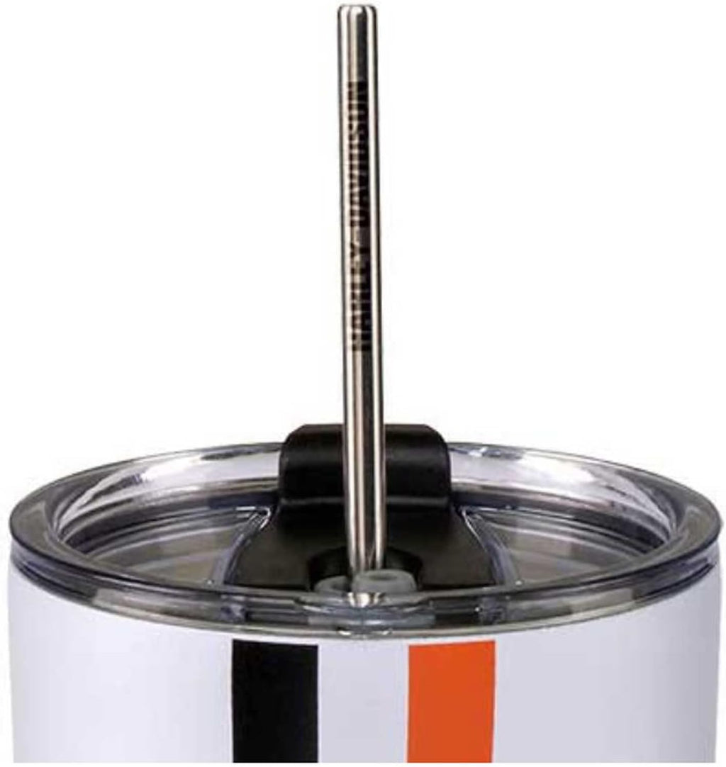 30 oz Double-Wall Stainless Steel Tumbler with Straw I6734