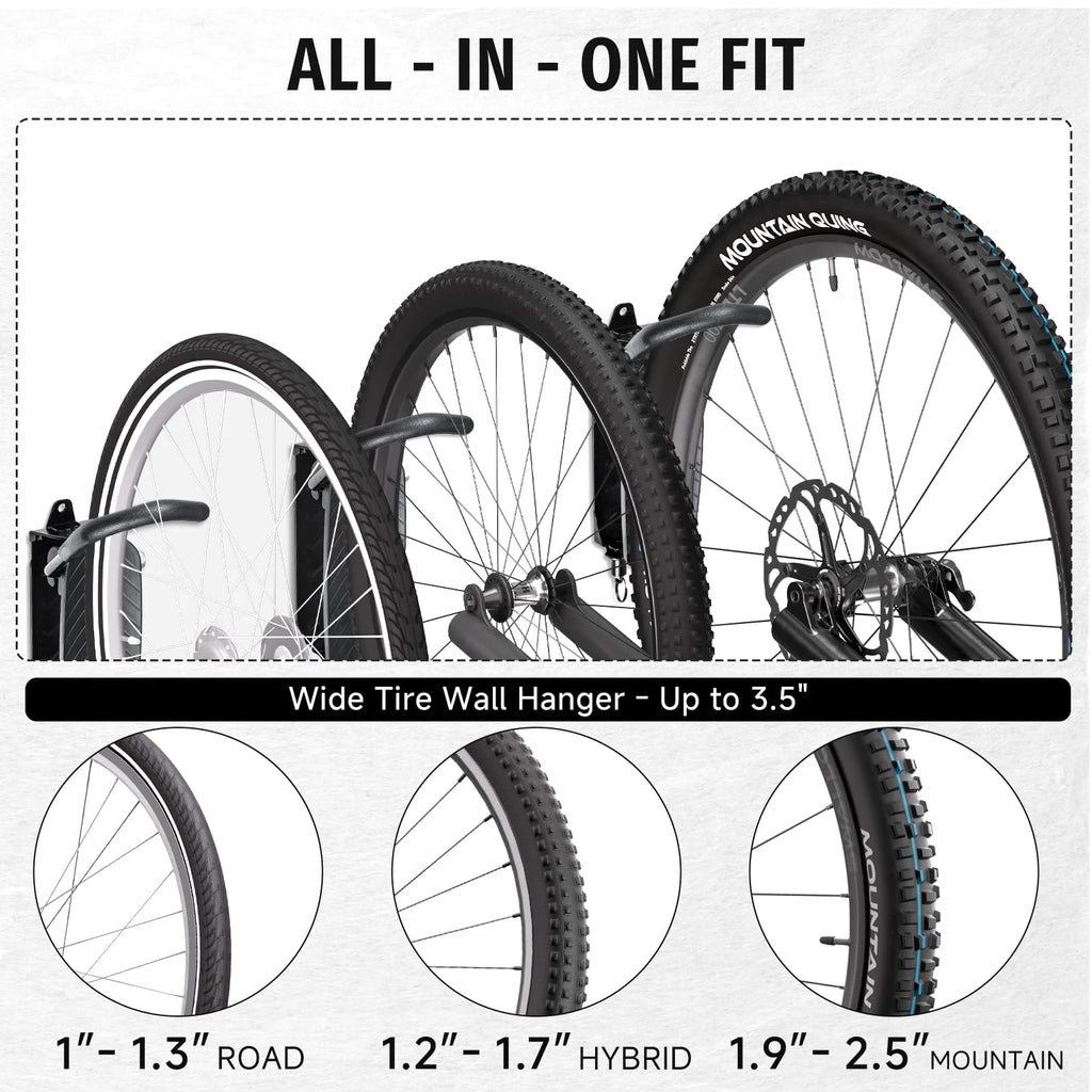 Rotating Bike Hanger Wall Mount Bike Rack, 66 lbs Capacity M71140