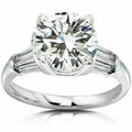 14K White Gold Moissanite Engagement Ring I639193