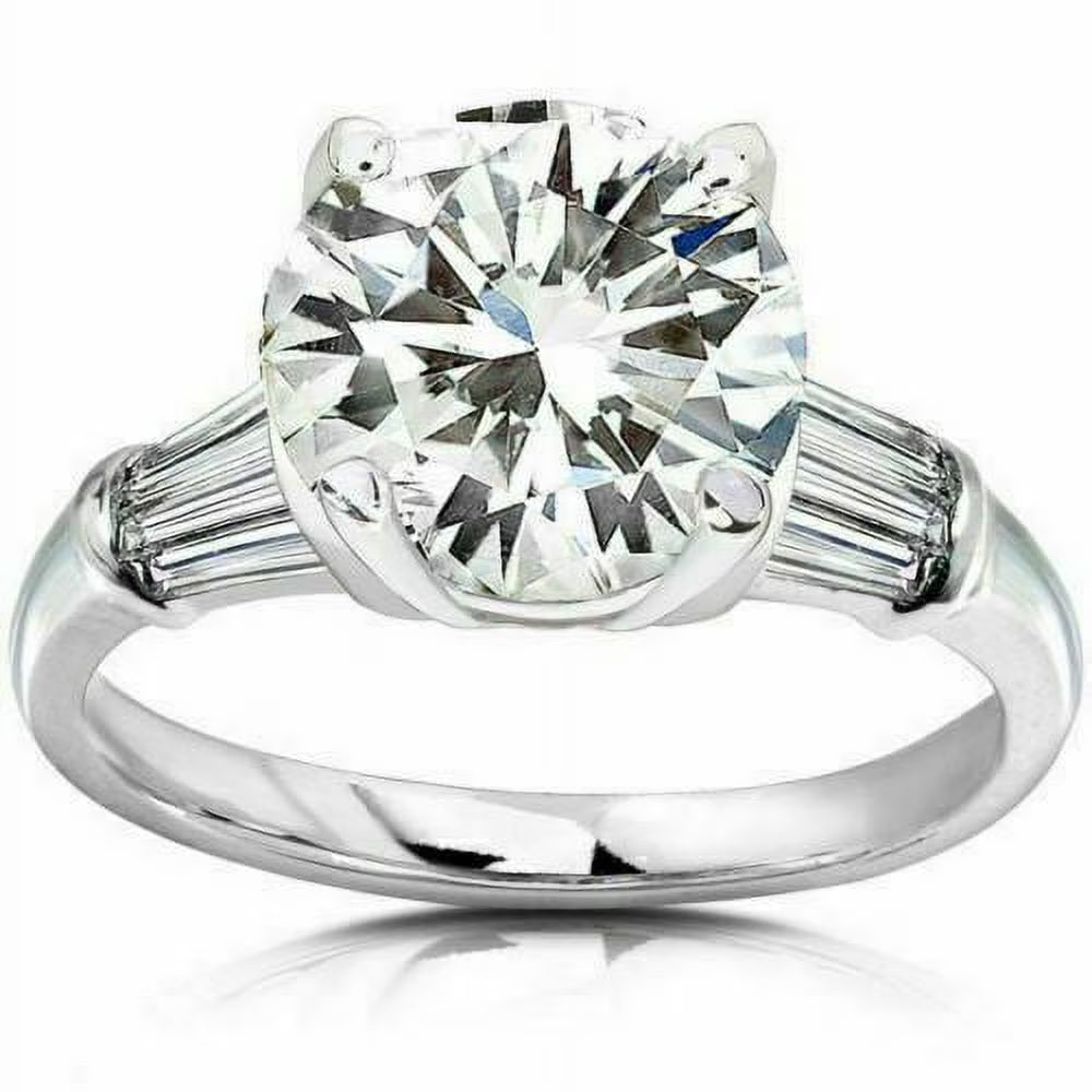 14K White Gold Moissanite Engagement Ring I639193