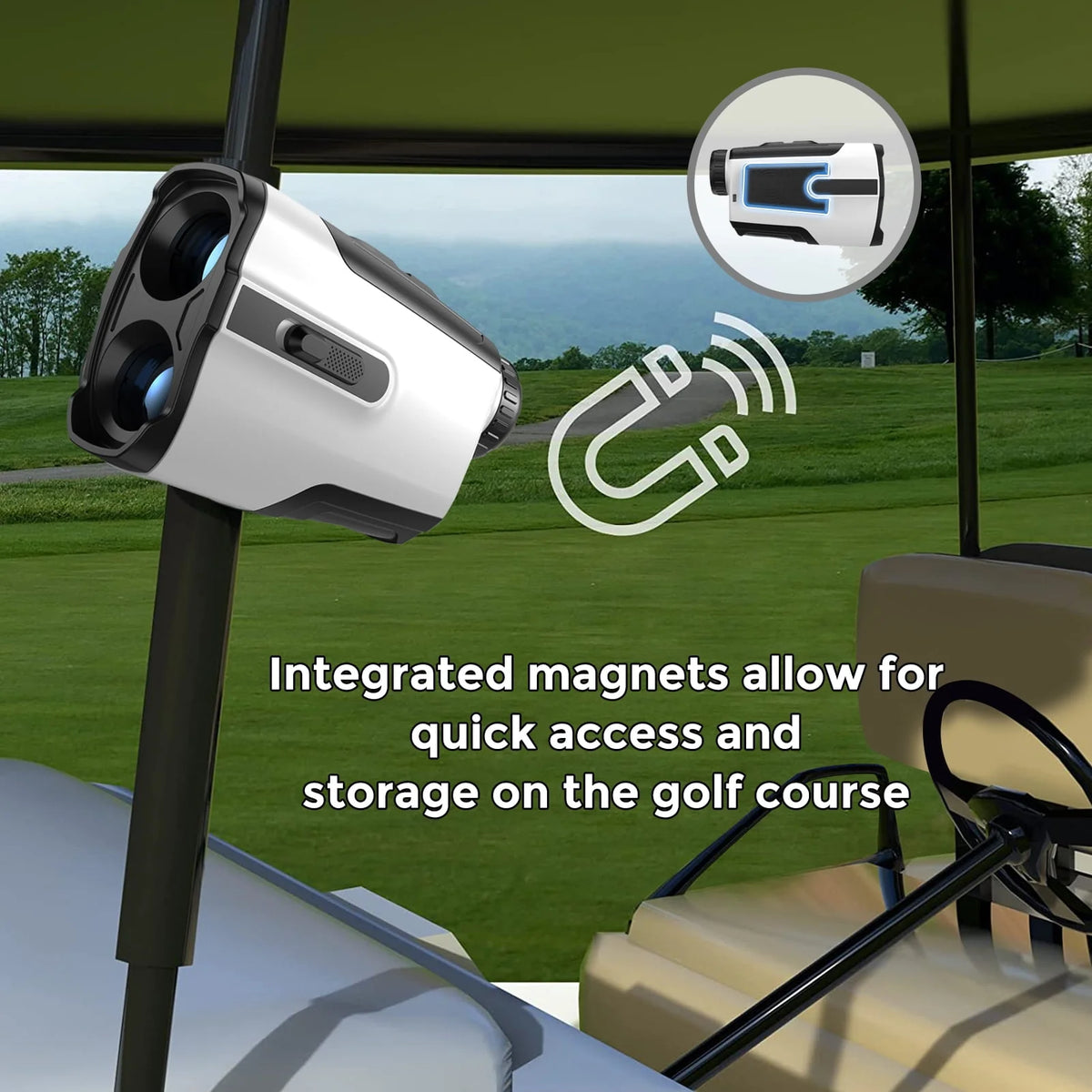 Laser Golf Rangefinder 900 Yards 7X Magnification with Slope Switch N4543