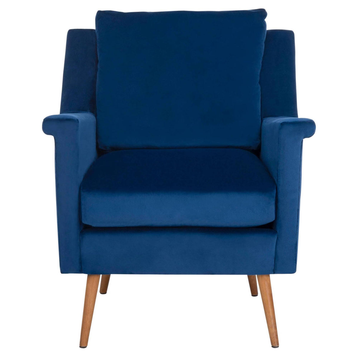 Navy Mid Century Arm Chair Q4417